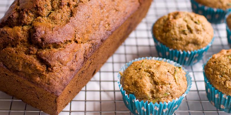 High-Fiber Zucchini Muffins