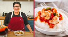 Shrimp & Cauliflower Grits Made Easy