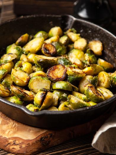 Roasted Brussels Sprouts With Honey Mustard