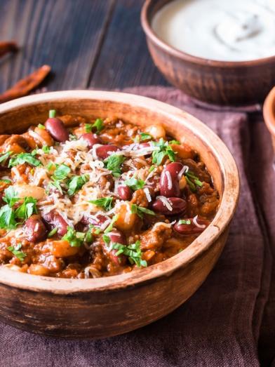 Instant Pot Pumpkin-Spiced Turkey Chili