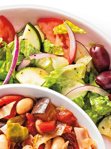 Side Greek Salad with Red Wine Vinaigrette