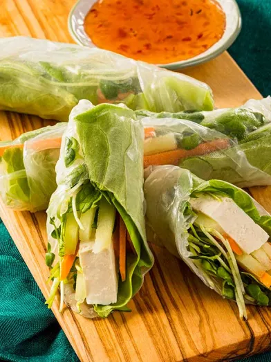 Fresh Vegetable Summer Rolls