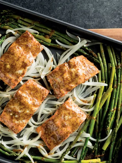 Sheet Pan Salmon and Asparagus