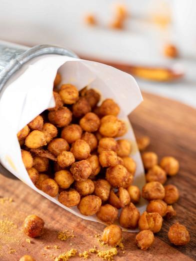 Roasted BBQ Chickpeas