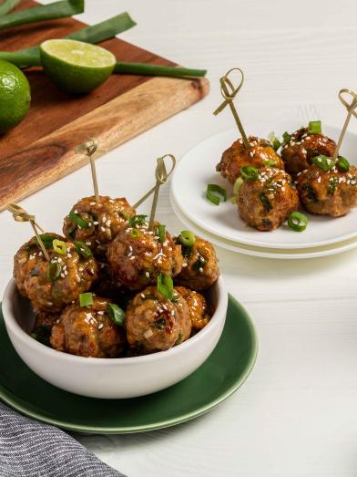 Slow Cooker Sweet and Spicy Turkey Meatballs