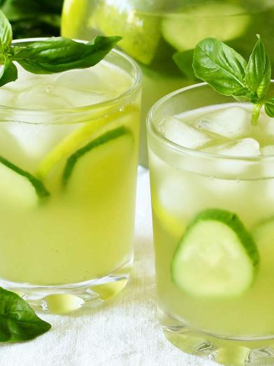 Cucumber Basil Mocktail