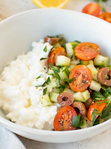 Greek Cottage Cheese Bowl