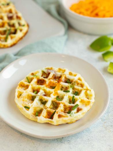 Veggie Waffle Omelette