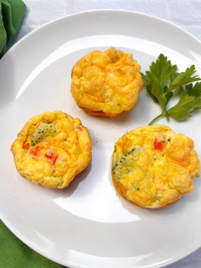 Veggie Souffle Egg Muffins