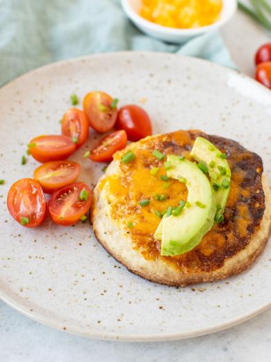 Egg & Cheese Crumpets