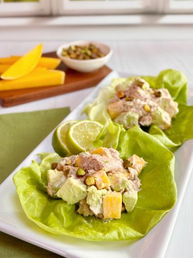 tropical tuna salad cup