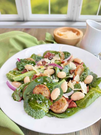 Italian Beans and Green Salad