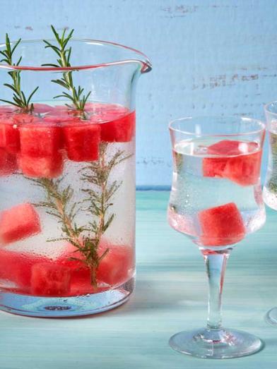 Watermelon Rosemary Water