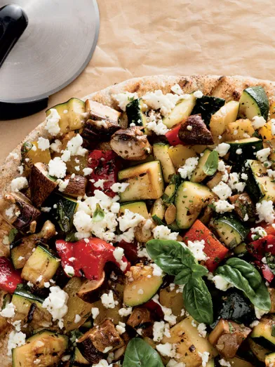Grilled Vegetable Pizza