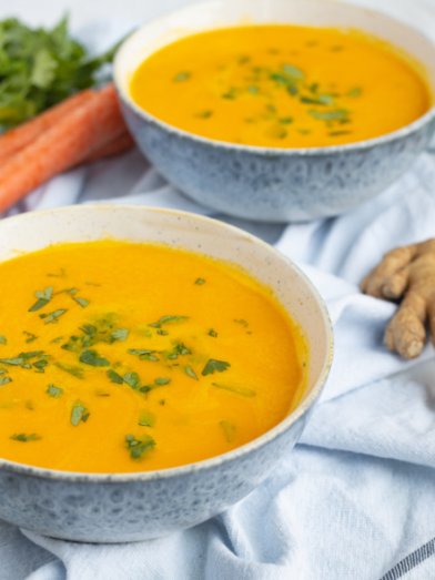 Spiced Ginger Carrot Soup - ADA. Spiced Ginger Carrot Soup