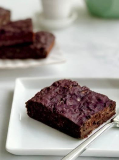 Dark Chocolate Zucchini Bread Snack Squares 