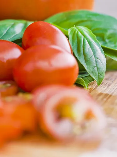 Basil Tomatoes