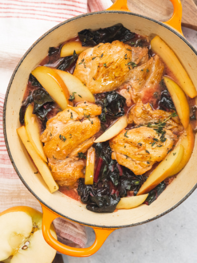 Cider Braised Chicken