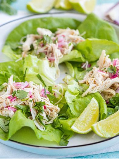 Pulled Chicken with Cilantro Lime