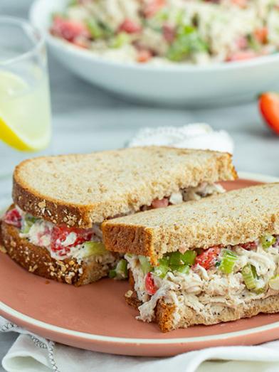 Strawberry Chicken Salad Sandwich