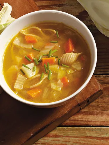Winter Vegetable Potage With Pasta