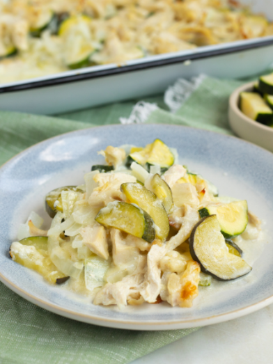 Low Carb Chicken and Zucchini Casserole