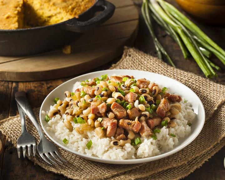 Barley Hoppin’ John with Turkey Kielbasa