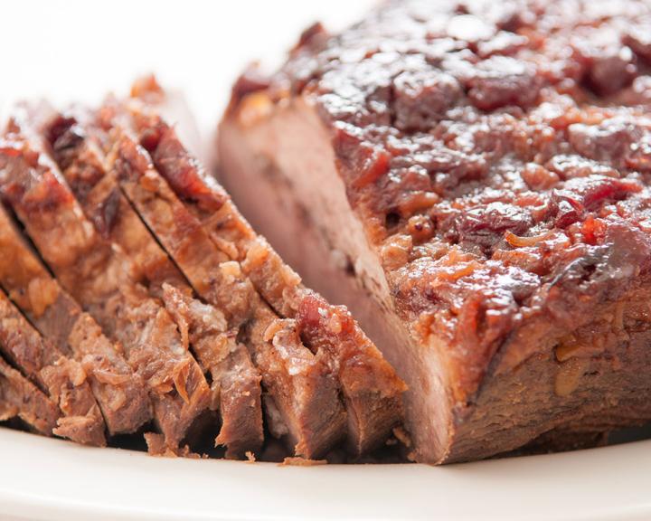 Brisket with Wine Reduction
