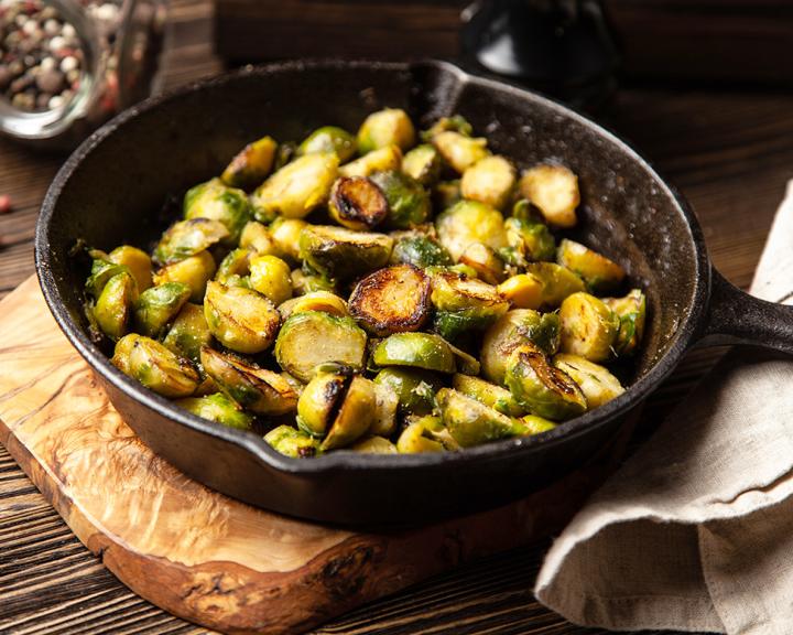 Roasted Brussels Sprouts With Honey Mustard