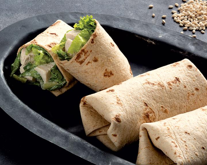 Chicken Caesar Salad Lunch Wraps