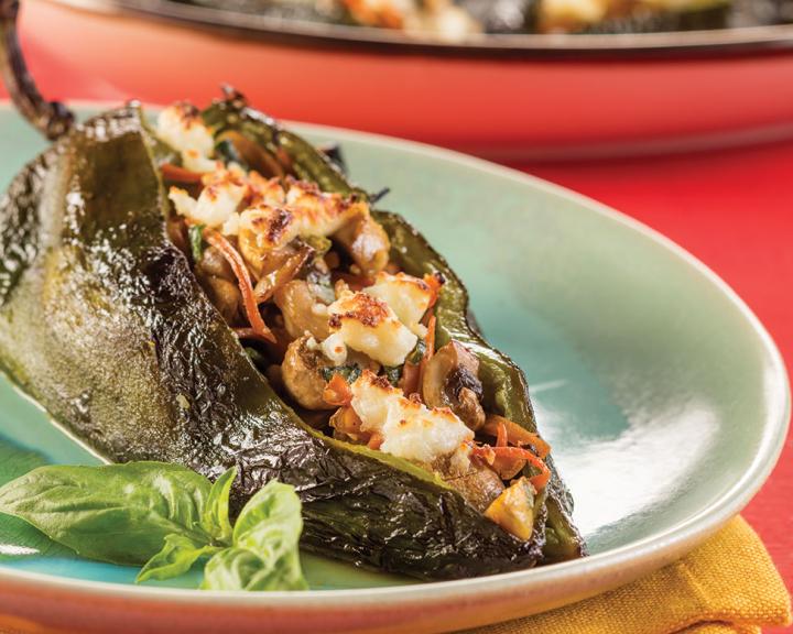 Ingrid Hoffmann's Veggie-Stuffed Poblanos