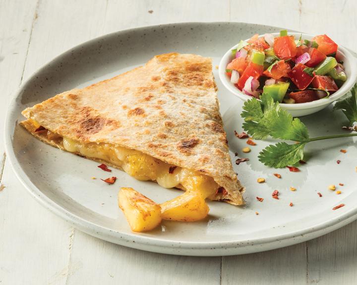 Pineapple and Chile Quesadillas