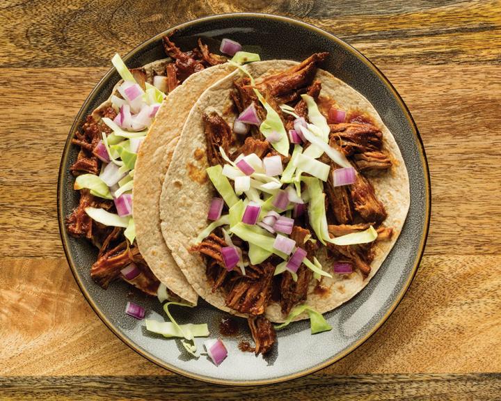 Chipotle BBQ Pork Folded Tacos