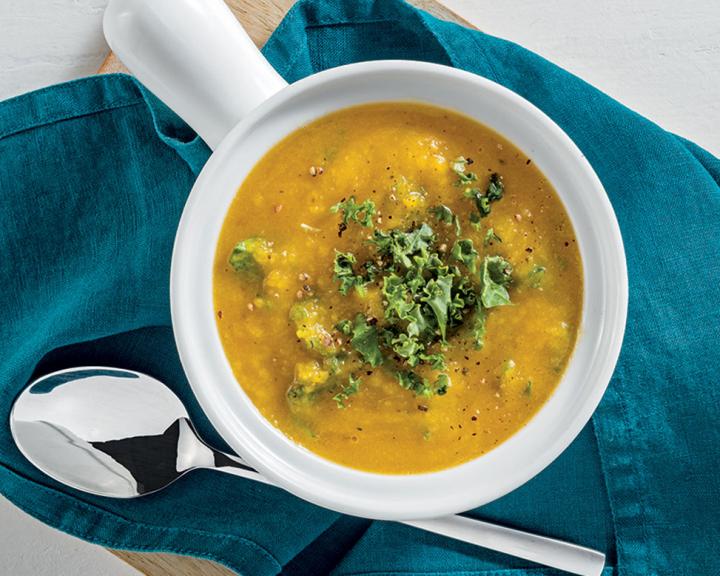 Butternut Squash and Kale Soup