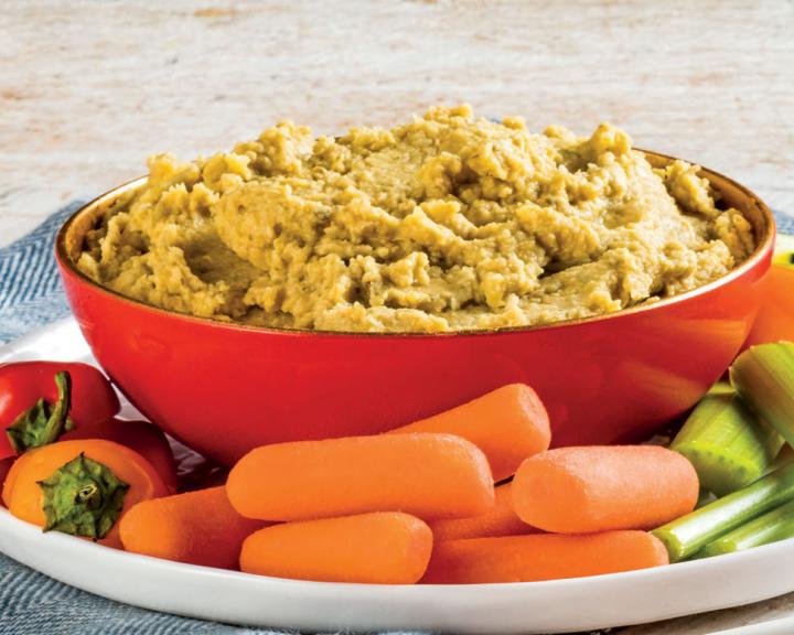 Lemony Pesto Hummus