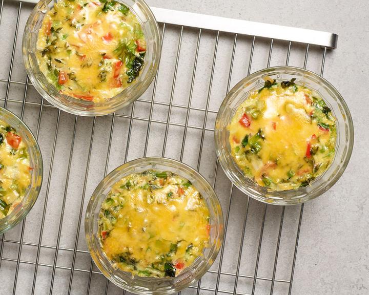 Instant Pot Individual Egg and Vegetable Frittatas