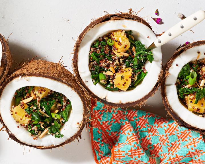 Tropical Kale Quinoa Salad