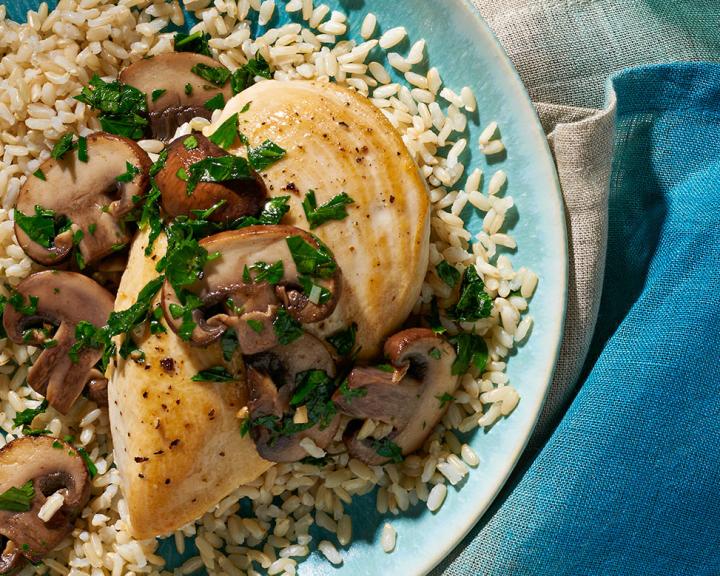 Tarragon Herbed Chicken and Mushrooms