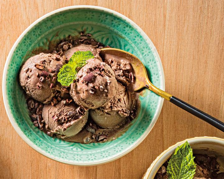 Peppermint Chocolate "Nice Cream"