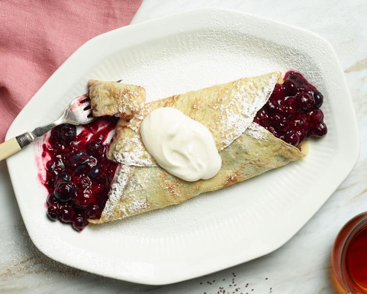 Instant Pot Chia Berry Crepes