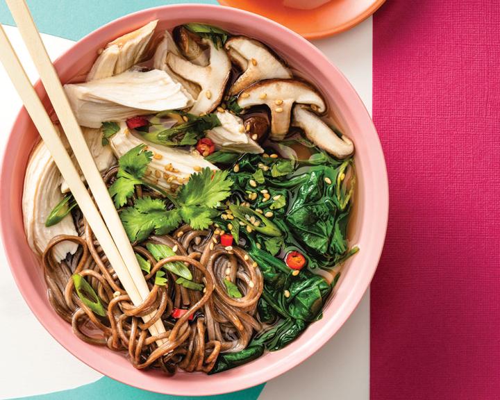 Ramen-Style Ginger Chicken Noodle Soup