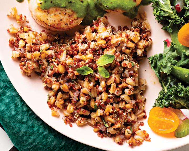 Red Quinoa and Farro