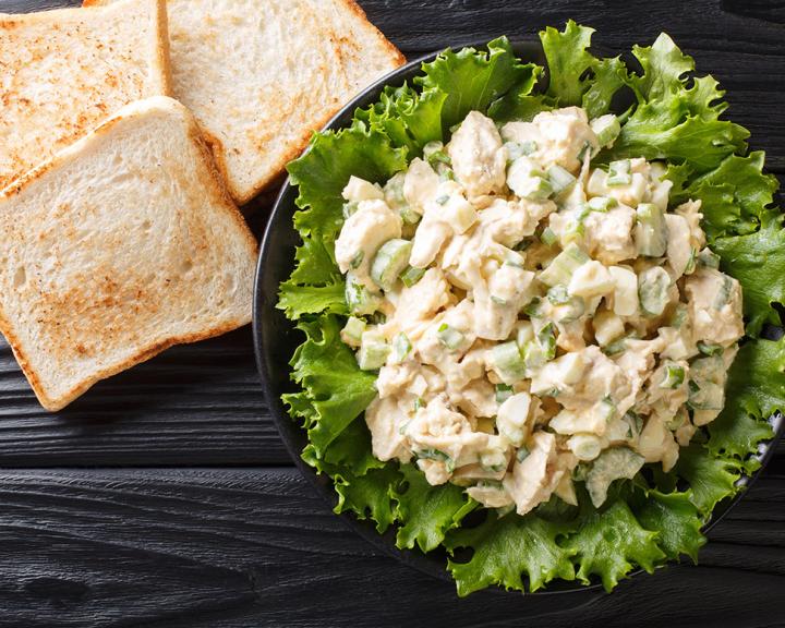 Easy Chicken Salad Toast