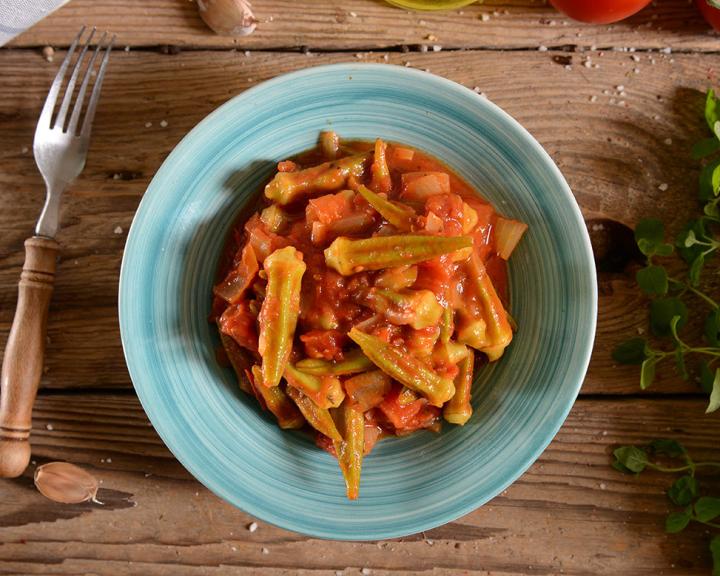 Tomato & Sweet Onion Stovetop Okra