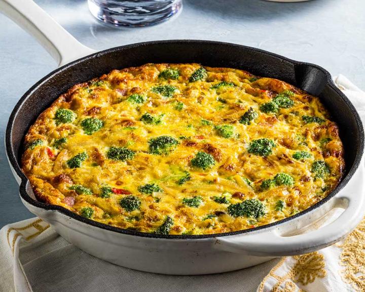 Ham and Broccoli Frittata