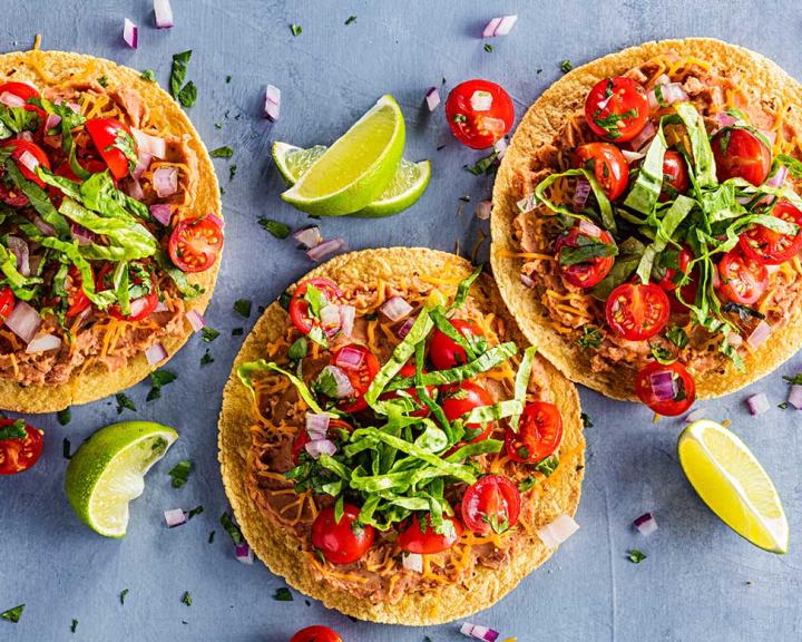 Bean and Cheese Tostadas