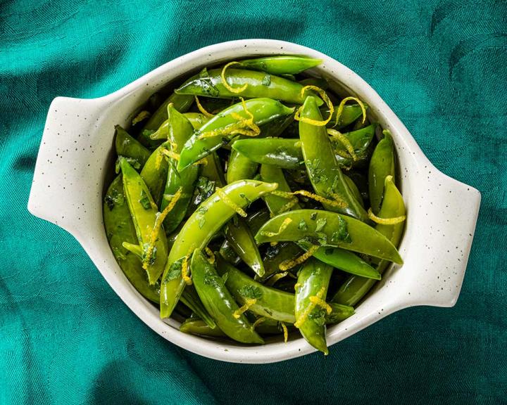 Lemon-Mint Sugar Snap Peas