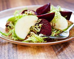 Roasted Beet, Apple and Queso Fresco Salad