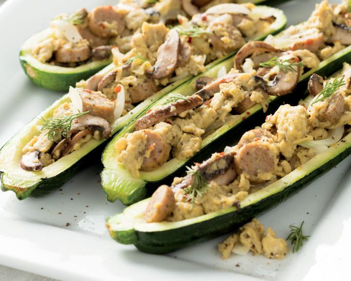 Zucchini Egg Boats