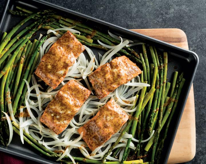 Sheet Pan Salmon and Asparagus